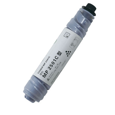 Đơn đặt hàng mẫu có sẵn để kiểm tra hộp mực tông màu đen Ricoh MP2501C cho máy photocopy MP2014 MP2001 MP2501
