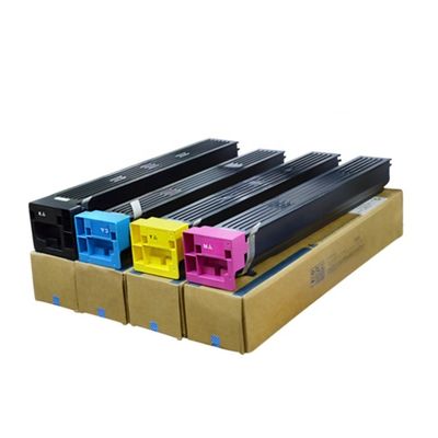 TN711 Toner Cartridge cho Konica Minolta Bizhub C654 C754 Đen / Đen / Vàng / Xám