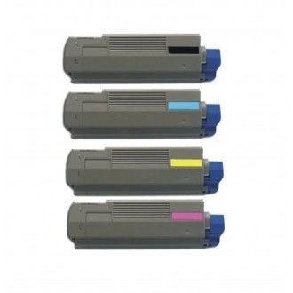 Các hộp tông OKI chuyên nghiệp cho máy in OKIDATA C710 tương thích với các mô hình OEM 43866108 7 6 và 5 với nhiều màu sắc